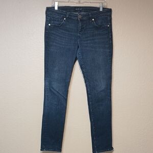 See Thru Soul Dark Blue Skinny Jeans